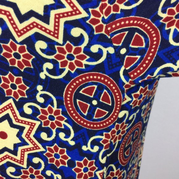 LuLaRoe Perfect T XS Geometric Tunic Slit Sides - Picture 5 of 8